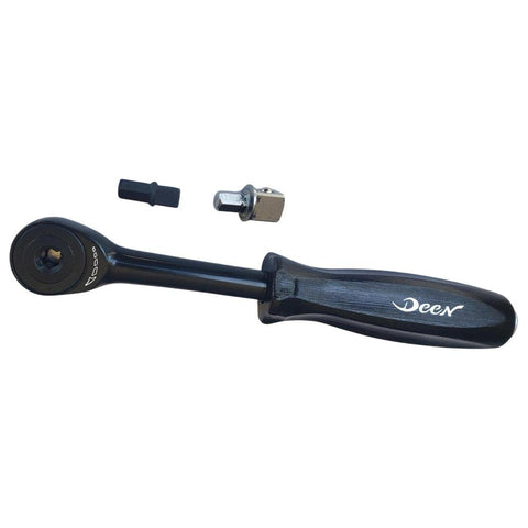 Deen Fast Action Twist Handle Reversible Ratchet Wrench & Screwdriver