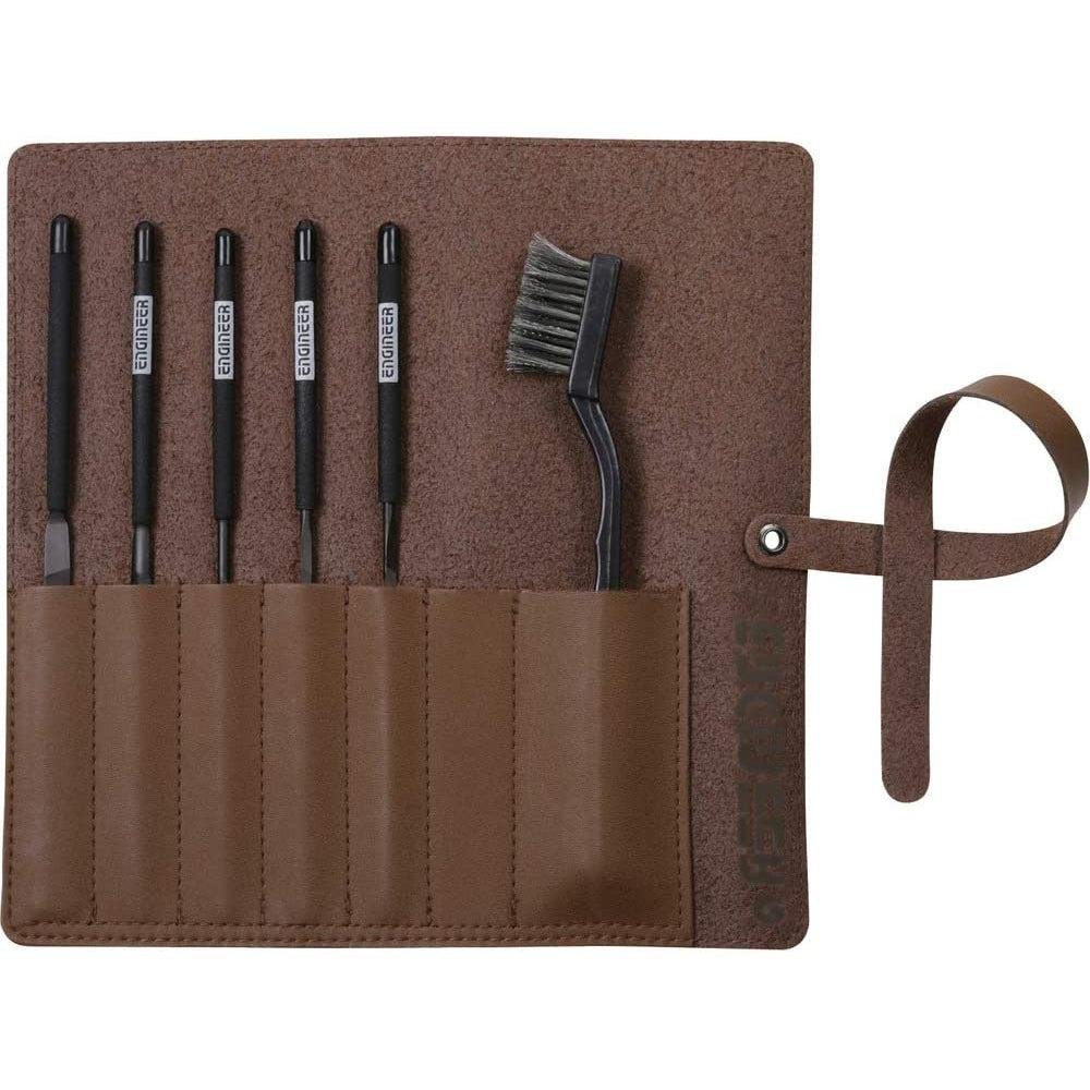 File For Engineer Engineer Jet Black File Set TFS-20 (For Precision Cut)