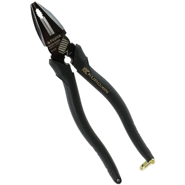 Fujiya Kurokin Side Cutting Lineman Deburring Pliers 200mm 3020N-200BG-Daitool