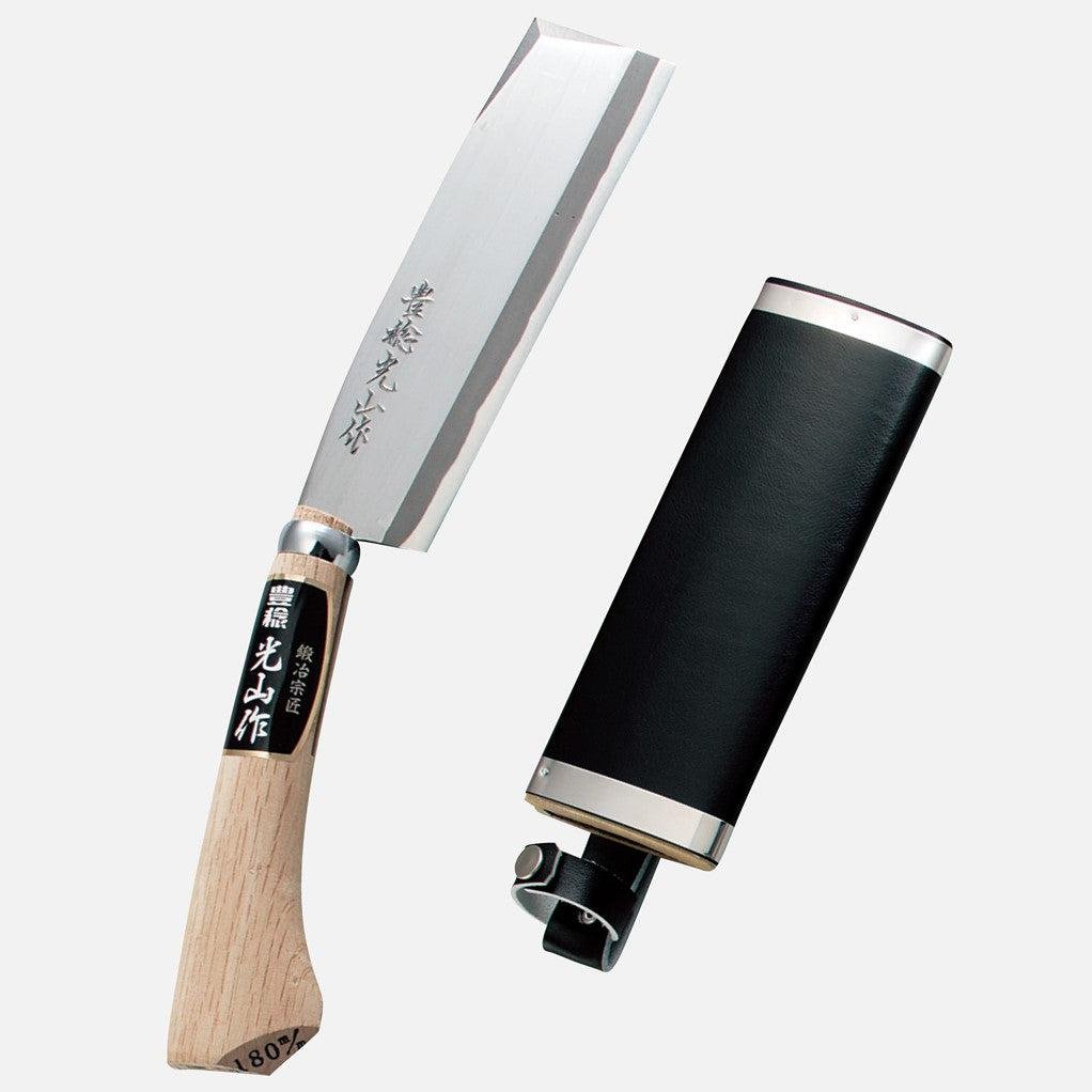 Hounen Kihan Japanese Double-Edged Nata Hatchet 180mm HT-3512