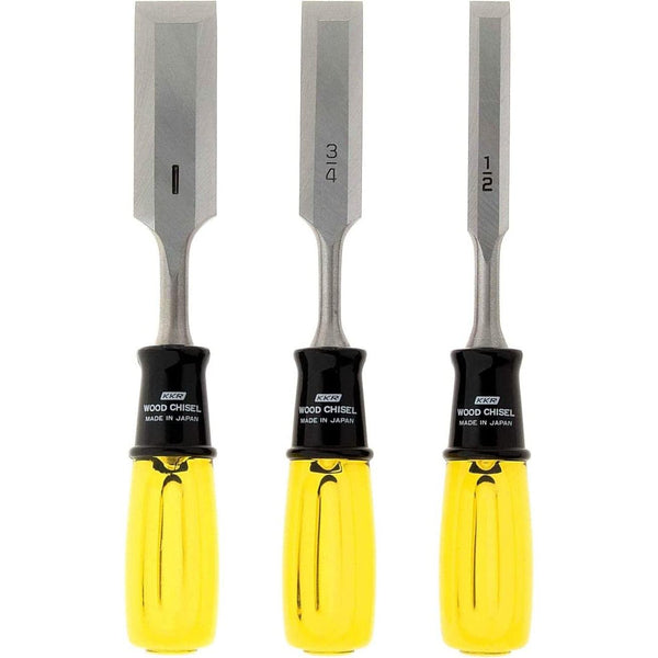 Kakuri All-Purpose 3-Piece Chisel Set for Wood 12952