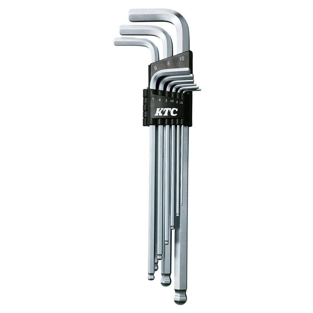 KTC Hex Keys Allen Wrench Set Ball-End Type (9-Pieces) HL259SP