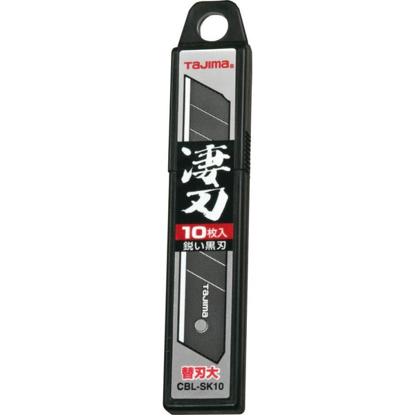 Tajima Black Blades L Size Replacement Blades For Utility Knife (10 pack) CBL-SK10