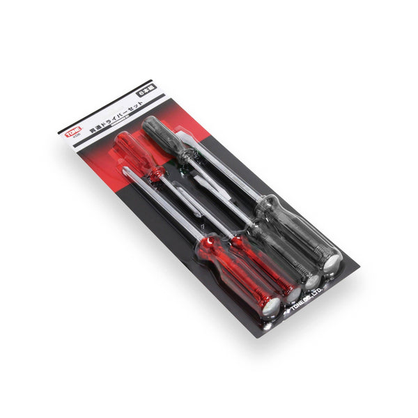 Tone Go Through Square Shank Screwdriver Set 6 Pieces KD6