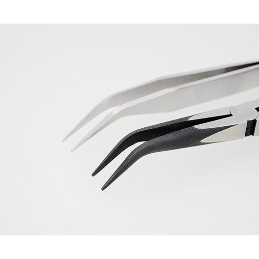 Deen Bent Nose Needle Nose Pliers Smooth Jaw Jewelry Pliers