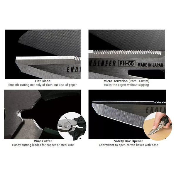 Engineer Combination Scissors GT PH-55