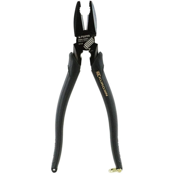 Fujiya Kurokin Side Cutting Lineman Deburring Pliers 225mm 3020N-225BG-Daitool