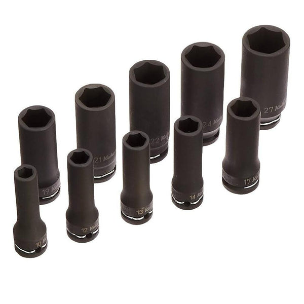 Koken 1/2" Deep Impact Socket Set (10 Pieces) 14207M-Daitool