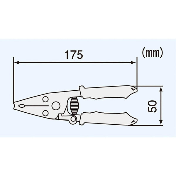 Engineer Wire Stripper for Thick Wire PA-07-Daitool