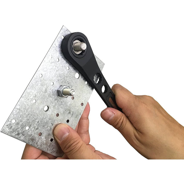 Fujiya Kurokin Adjustable Monkey Wrench And Ratchet Wrench FGL-38-BG