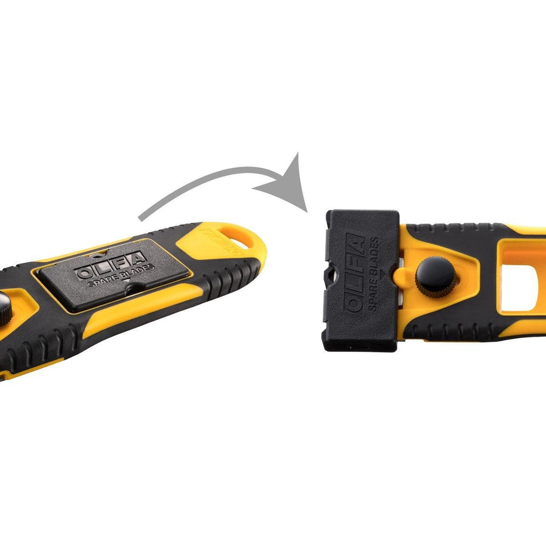 Olfa G Scraper Slim Multi-Purpose Scraper With Spare Blade Case 232B