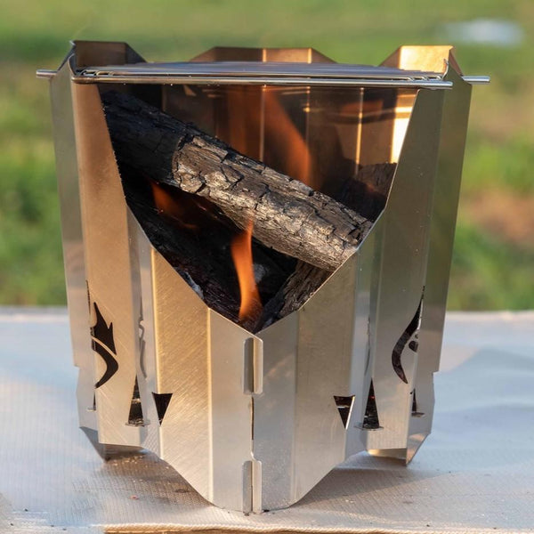 Ptygrace Solo Fire Core Portable Outdoor Fire Pit & Stand