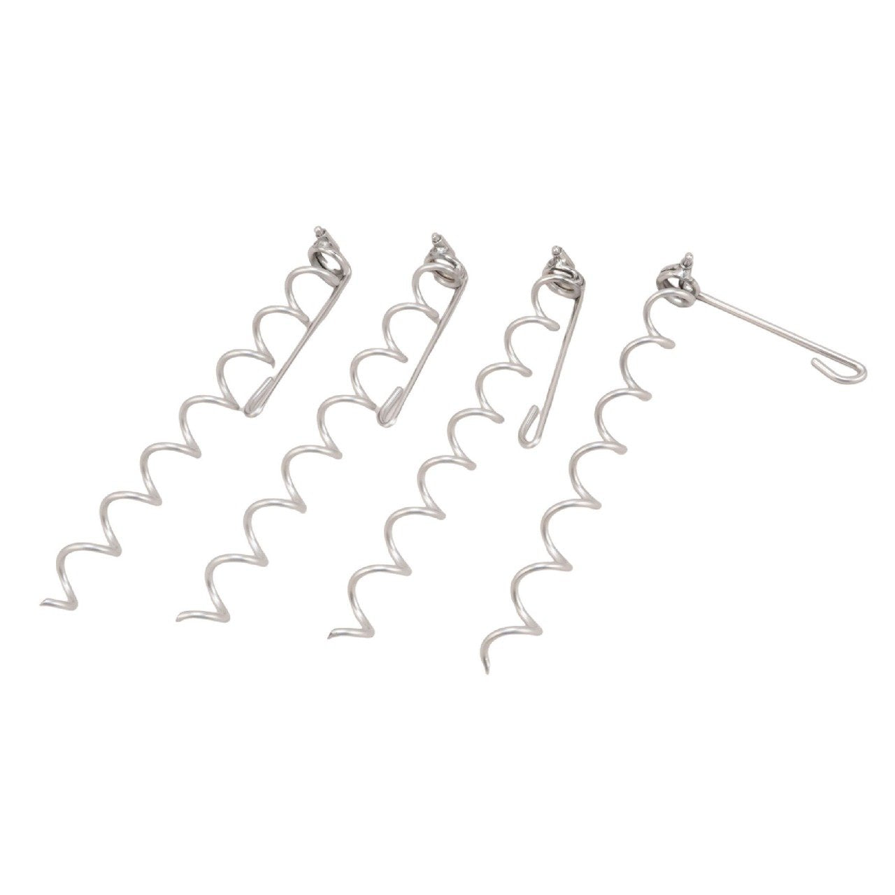 Ptygrace Versatile Tent Pegs For Sand Spiral Tent Stakes 4ct.-Daitool