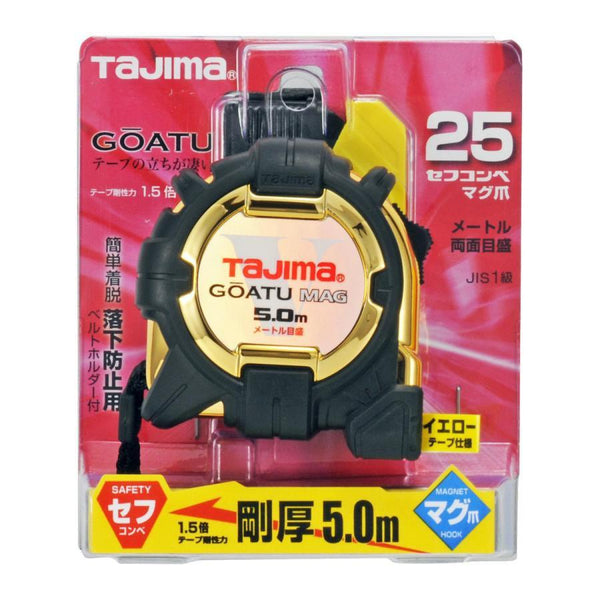 Tajima Sturdy 5.0m Tape Measure GASFG3GLM25-50BL-Daitool