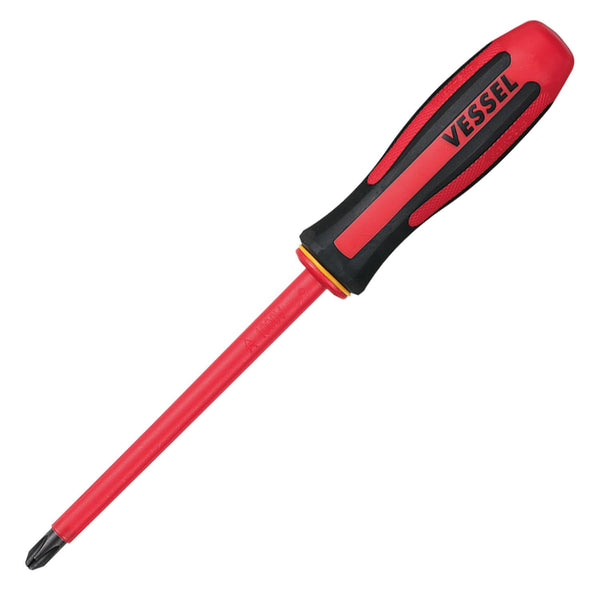 Vessel Megadora 960 Non-Slip Insulated Slotted Screwdriver +3 150mm