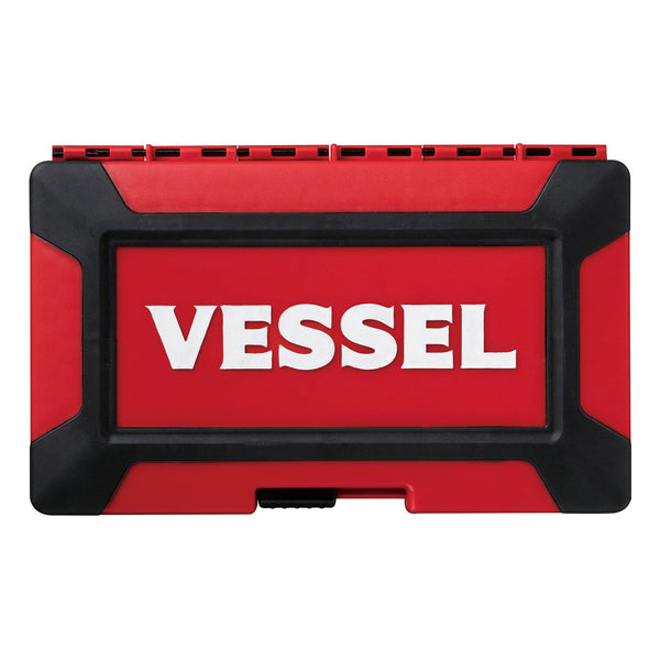 Vessel Wood Composite Socket Wrench Set with Tool Case HRW2303M-W-Daitool